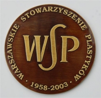 Medal z Okazji 45 lecia WSP rewers (proj. Jadwiga Grzelak)